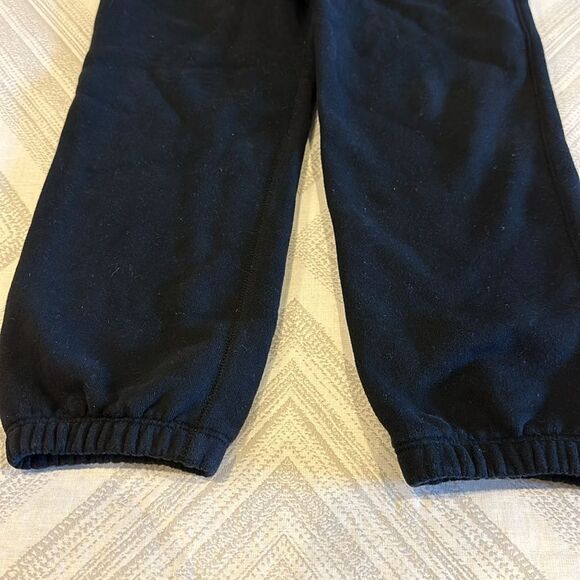 BURBERRY Boys Black Logo Sweatpants with Signature Plaid Trim in Pockets Size 5Y - Picture 3 of 8
